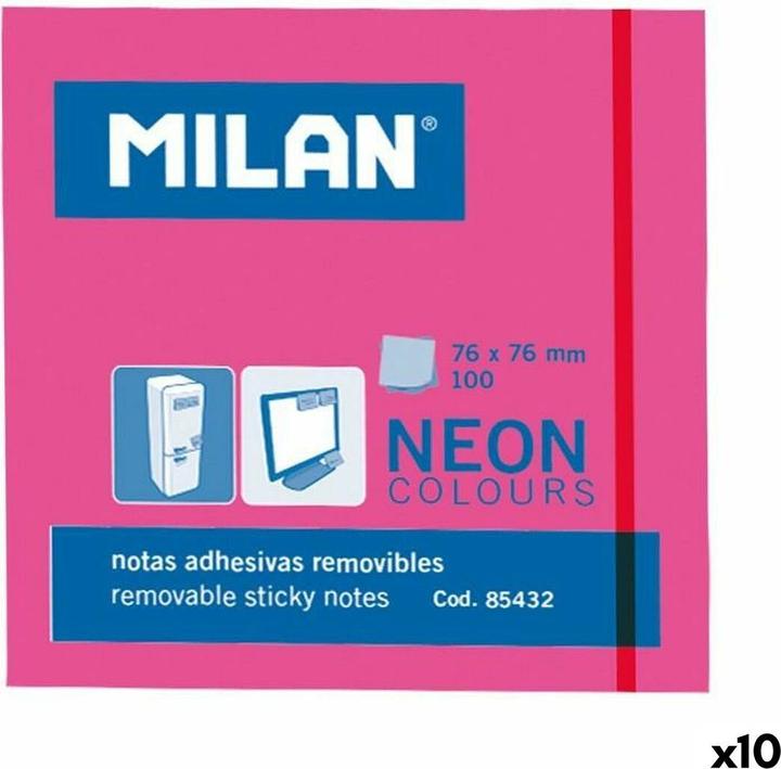Produktbild Haftnotizen 76x76 neonpink MAILAND (76 x 76 mm)