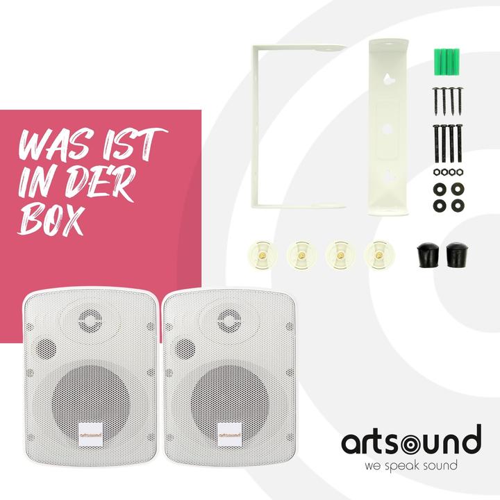 Produktbild Artsound ASW65.2 W luidspreker Wit (Passiv)