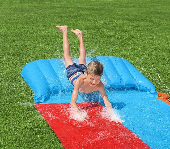 Produktbild Bestway H2OGO. 2 Personen Wasserrutsche Tsunami Splash Rampe