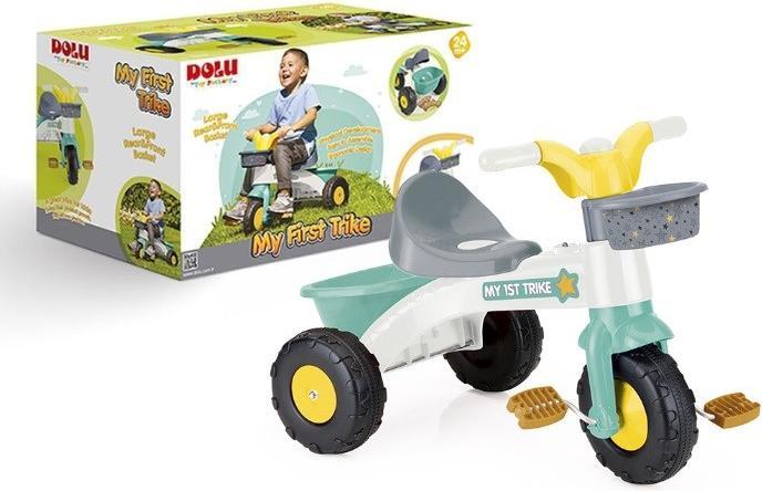 Image du produit Dolu Tricycle Couleurs pastel Blanc/Vert/Gris