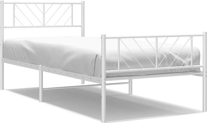 Produktbild vidaXL Metall Bettgestell (107 x 203 cm)