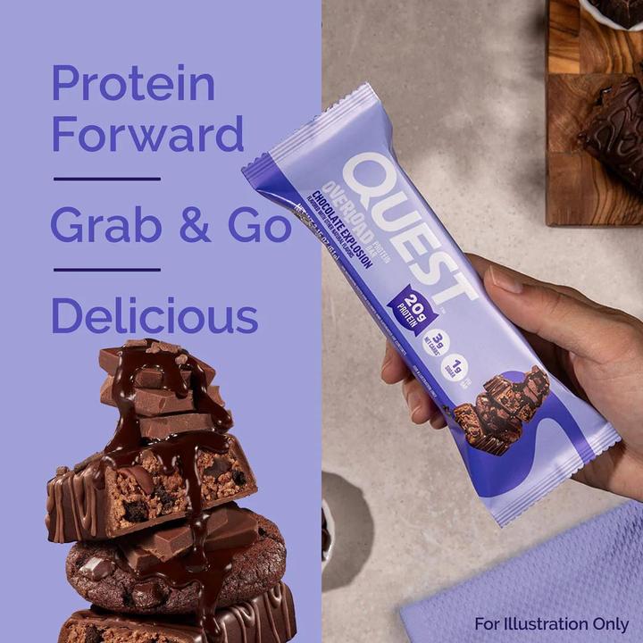 Produktbild Quest Nutrition Overload Bars (732 g, 12 Stk.)