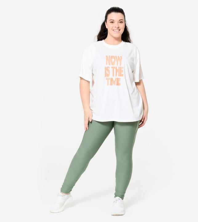 Produktbild Domyos Women's Oversize Cotton T-Shirt - White (L)