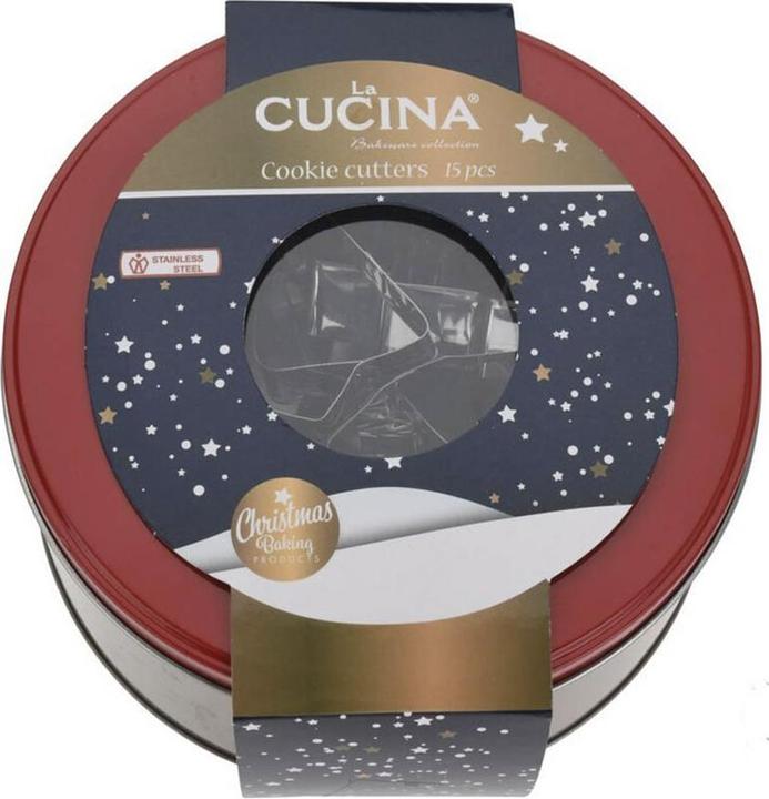 Image du produit La Cucina Présentoir Noël RVS, 15pcs.