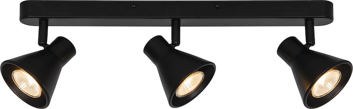 Produktbild Nordlux Eik, 3-Spot, Mat Schwarz (GU10)