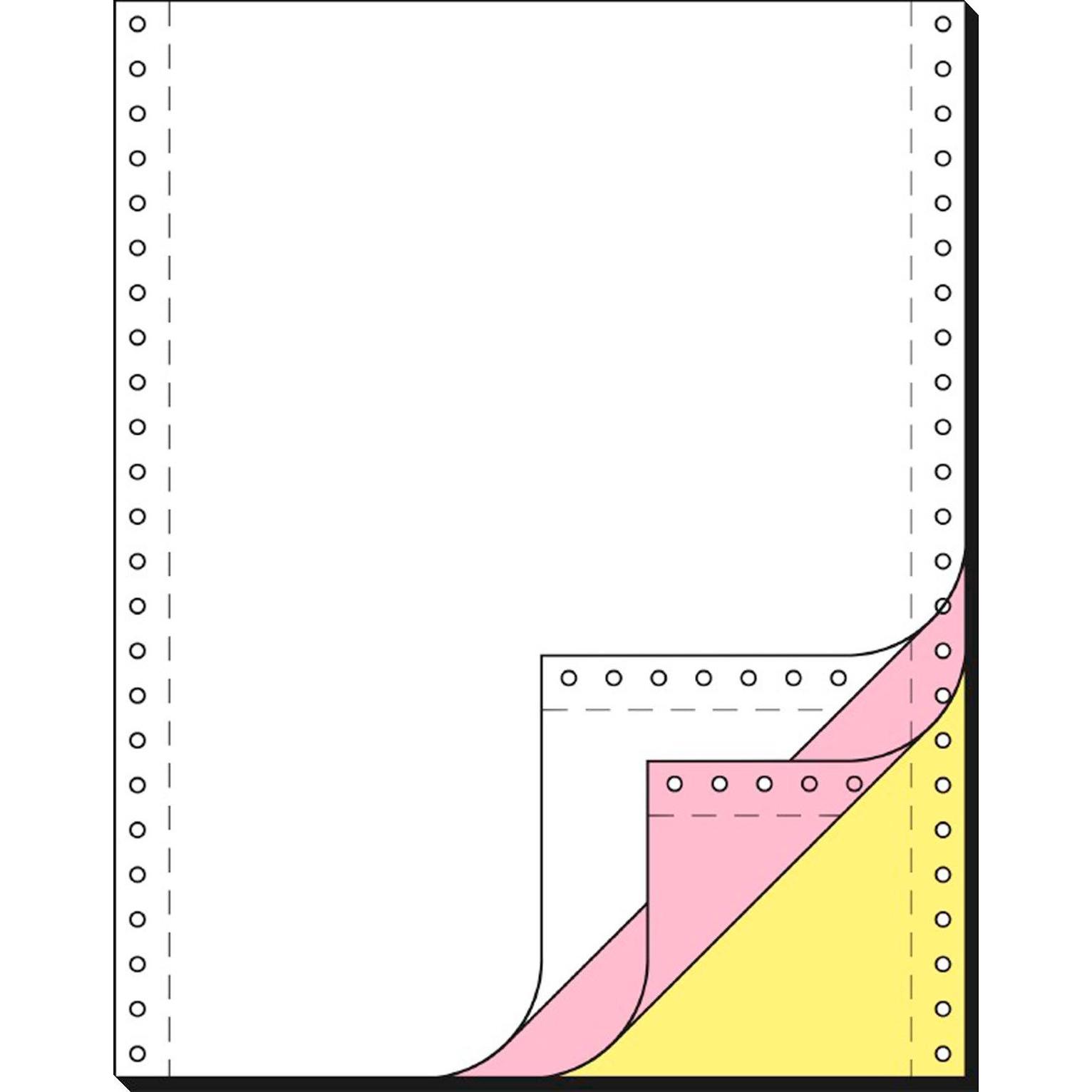 Schäfer Shop Computer Endlospapier (57 g/m², A4, 600 x), Fotopapier, Weiss