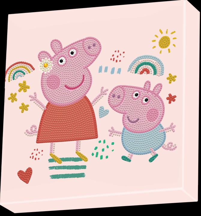 Productafbeelding Diamond Dotz DOTZ BOX® Originele Diamond Schilderset Peppa Pig "Happy Days", creatieve set met glinsterende