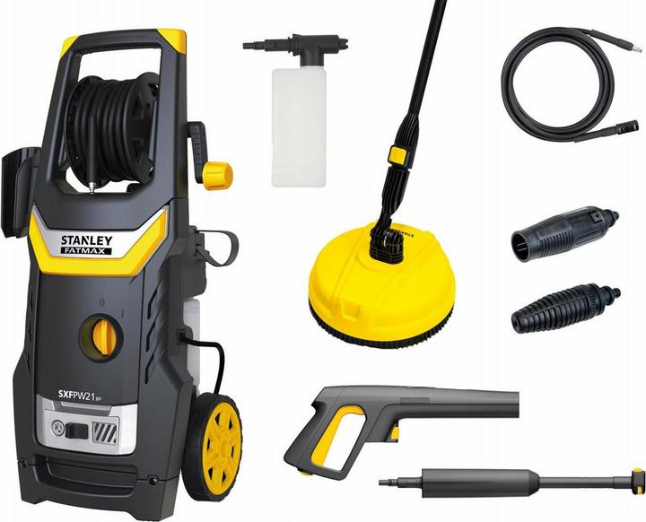 Stanley High pressure washer SXFPW21BP-E, 2100 W 160 Bar (Fonctionnement sur secteur)