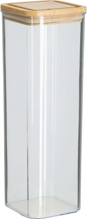 Actual product image Zeller Present Storage jar w. bamboo lid, 1900 ml, plastic (1.90 l)
