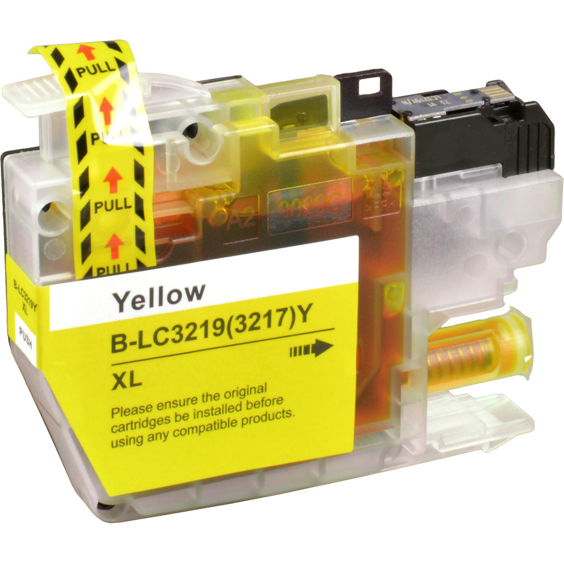 Ampertec, Druckerpatrone, Tinte kompatibel mit Brother LC-3219XLY yellow (Y)