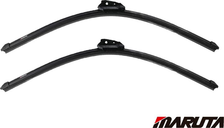 Produktbild Maruta Scheibenwischer SET 600 mm / 600 mm für Frontscheibe, Aero-dynamik optimierte Wischerblätter aus wa