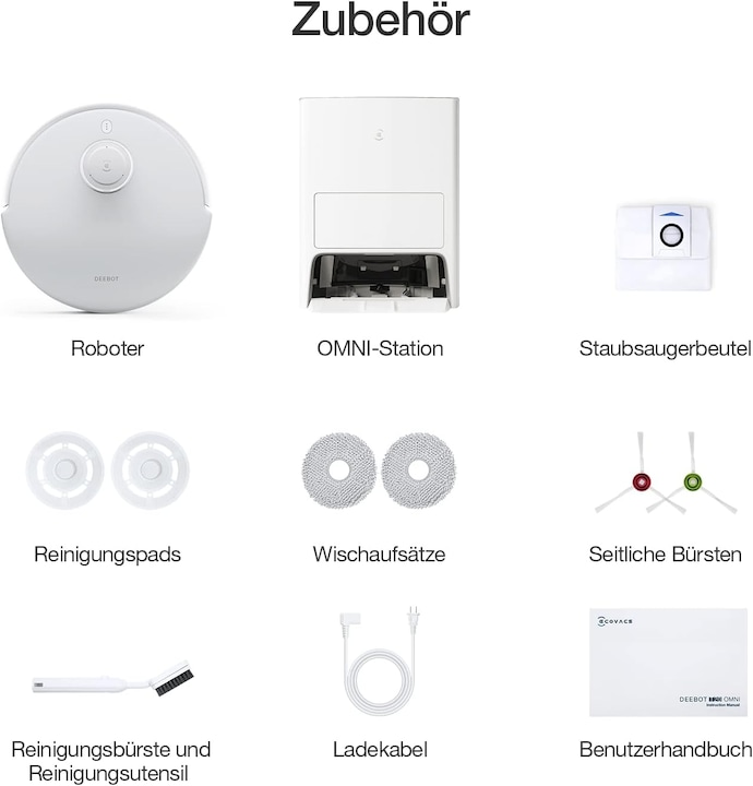Immagine prodotto Ecovacs DEEBOT T20 OMNI (Robot aspirapolvere)