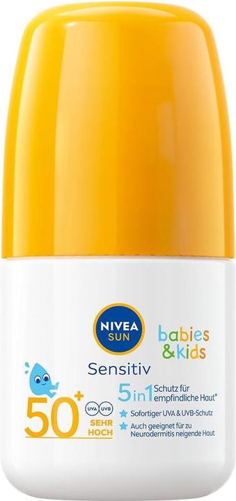 Actual product image NIVEA Kids Sensitive (Sun stick, SPF 50, 50 ml, 90 g)
