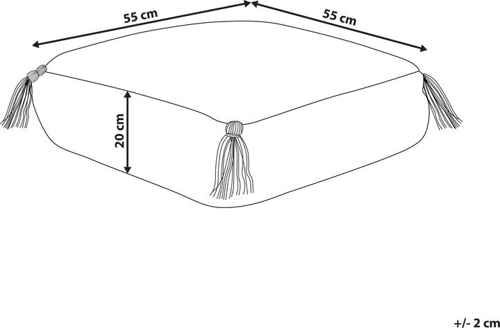 Actual product image Beliani Seerani (55 x 55 cm)
