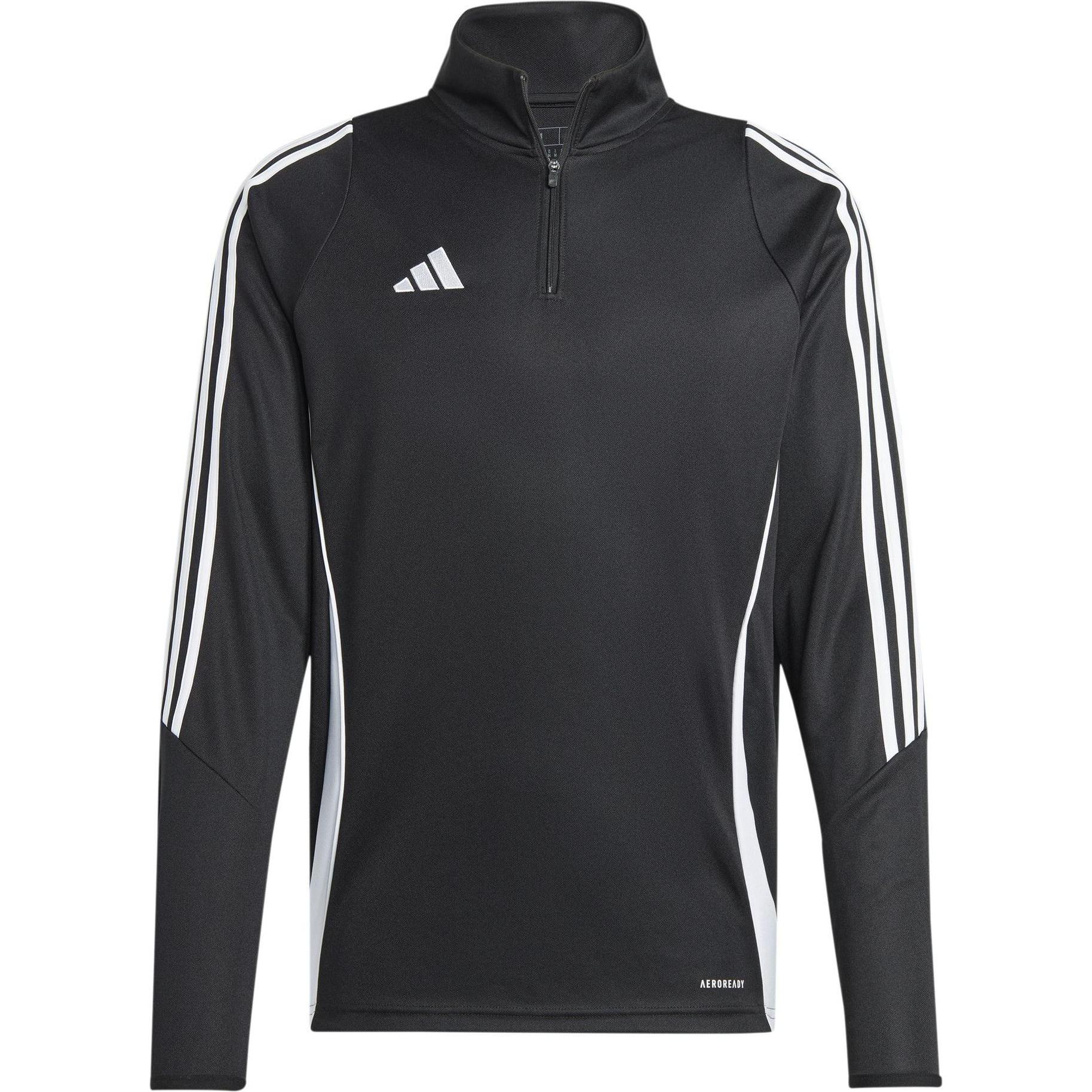 Adidas, Mannen, Sportief Shirt, TIRO24 Trtop (L), Zwart, Wit, L