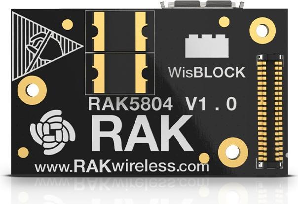 Actual product image RAK Wireless WisBlock RAK5804 Extension Board