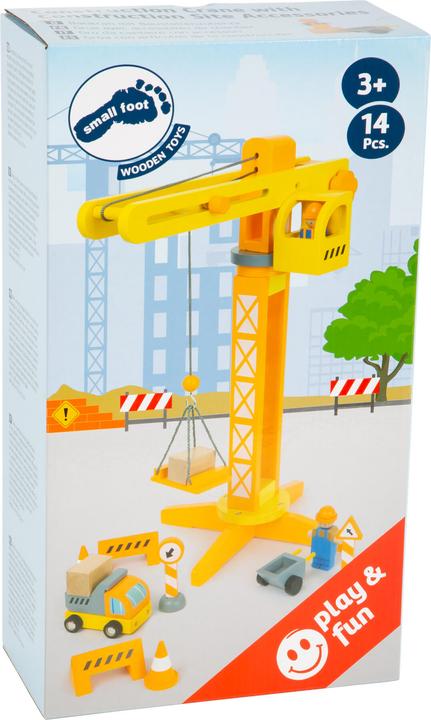 Produktbild small foot Baukran mit Baustellenzubehör