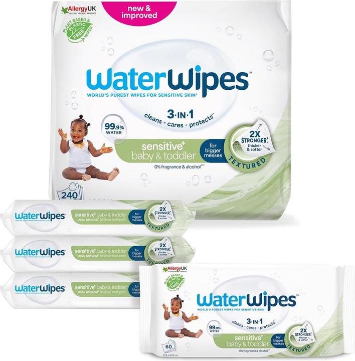 WaterWipes Soapberry chusteczki nawilżane dla dzieci 4x60szt. (4 x 60 pcs.)