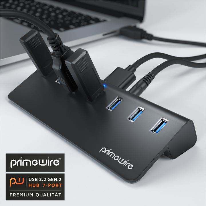 Immagine prodotto Primewire Hub attivo (USB-A, 7 porte)