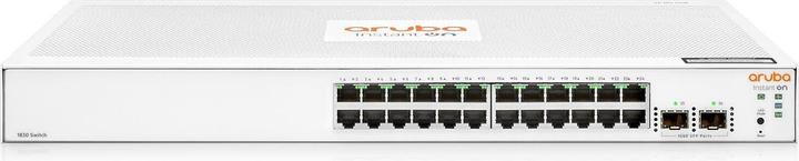 Immagine prodotto HPE E Aruba Instant On 1830 Switch 2 porte SFP, 1U, Layer 2, Plug and Play, DOS, Mobile App, Web (24 porte)