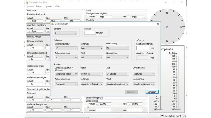 Produktbild ELV Funk-Wetterstation WS3080 mit Solarsender und PC-