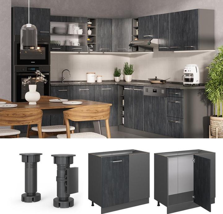 Produktbild Vicco Eckunterschrank R-Line (86 x 46 x 81.5 cm)