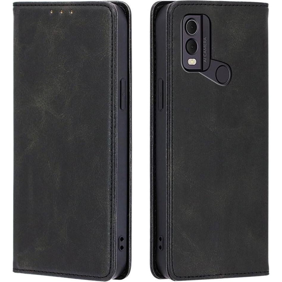 Cover-Discount Nokia C22 - Stand Flip Case Hülle schwarz (Nokia C22), Smartphone Hülle, Schwarz