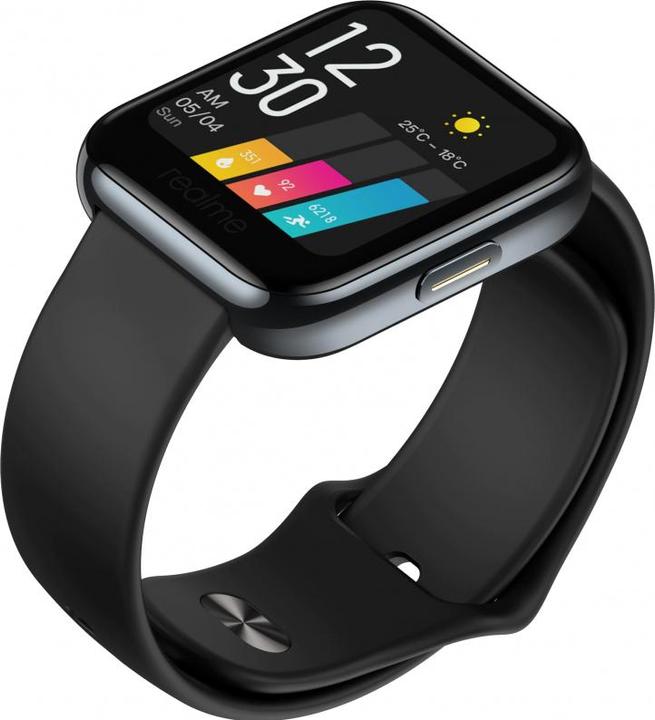 Actual product image realme Watch 3.56 cm (1.4" ) 36 mm Black (36 mm, 4G)