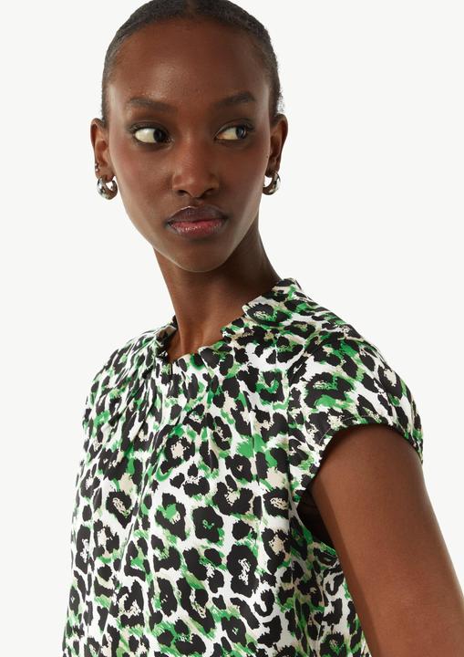 Immagine prodotto Comma Bluse Gemusterte Satinbluse mit Raffung (34)