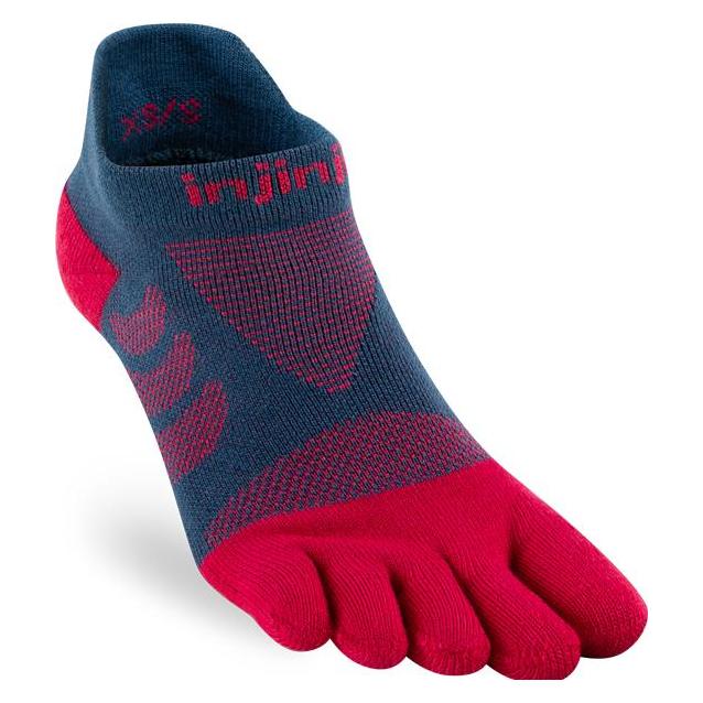 Injinji, Damen, Sportsocken, Women's Run No-Show (35 - 40), Violett