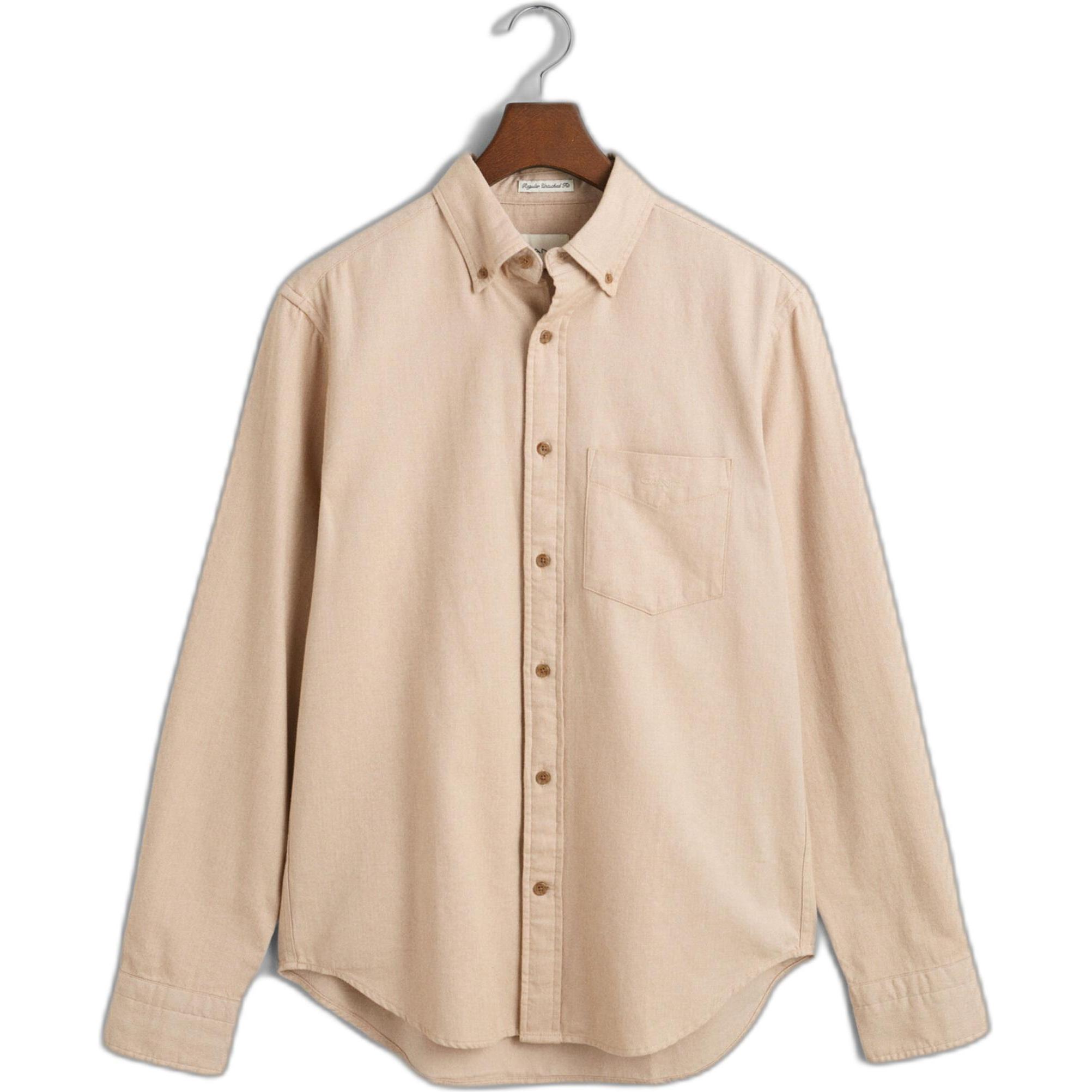 GANT, Herren, Shirt, flannel-hemd herringbone, Bronze, (S)
