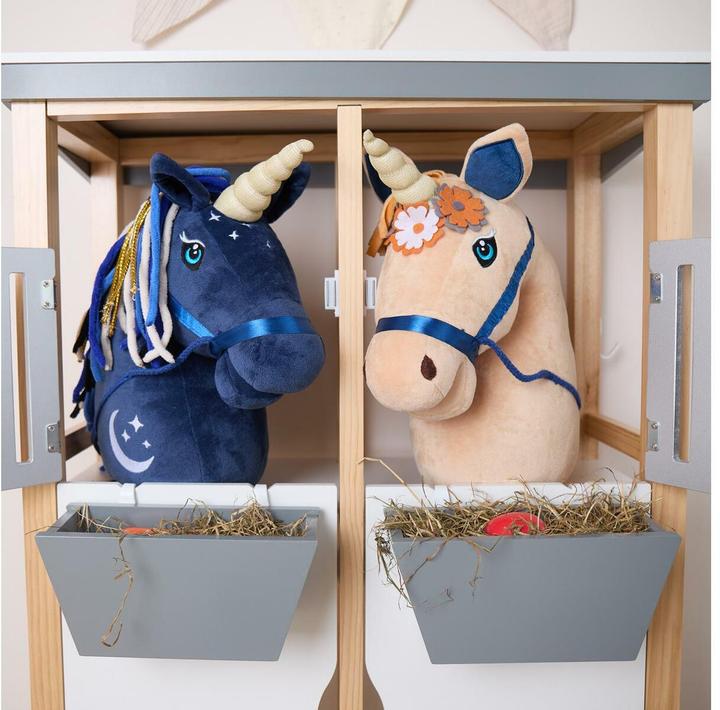 Image du produit Bieco Steckentier Einhorn Luna Blau/Gold/Dunkelblau
