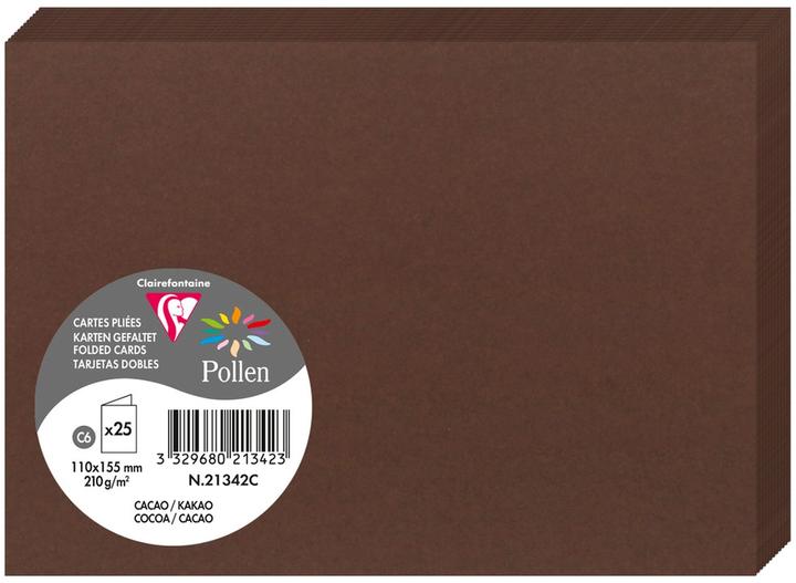 Image du produit Clairefontaine Carte pliée (25 pcs)