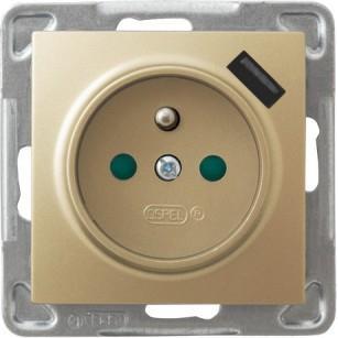 Ospel, Steckdose, GP-1YZPUSB/m/28