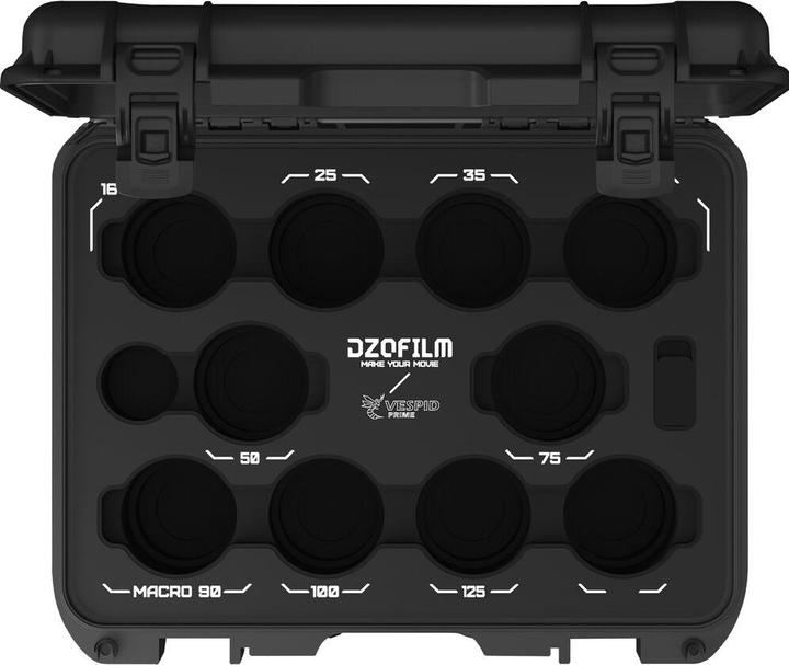 Dzofilm Hard Case for Vespid Prime 10-Lens Kit (16/21/25/35/40/50/75/100/125/Macro 90)