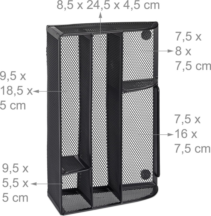 Actual product image Relaxdays Desk Organizer