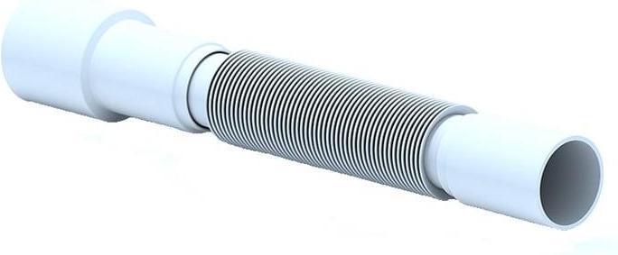 Actual product image Ani Plast FLEXIBLE PIPE 40X40/50 MM 375MM (Extension Pipe)