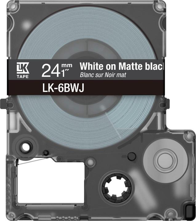 Produktbild Epson Matte Black/White 24mm LK-6BWJ (2.40 cm, Schwarz, Weiss)