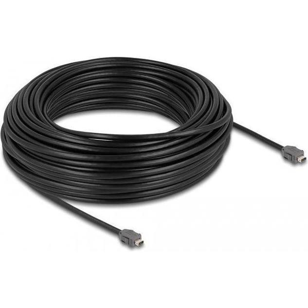Thumbnail - Delock Kabel ix Industrial A-Kodierung Stecker zu Stecker Cat.7 30 m (S/FTP, CAT7, 30 m), Netzwerkkabel
