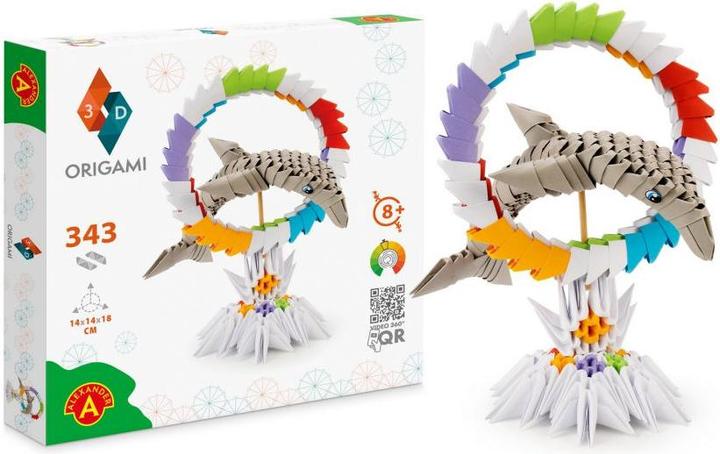 Produktbild Selecta Spielzeug ORIGAMI 3D - Delphin, 343St.