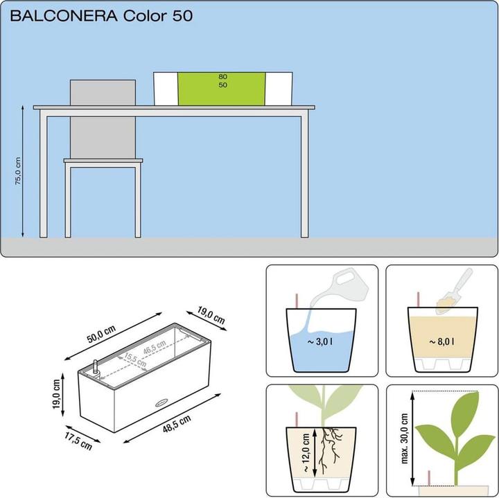 Actual product image Lechuza Balconera Color (19 cm)