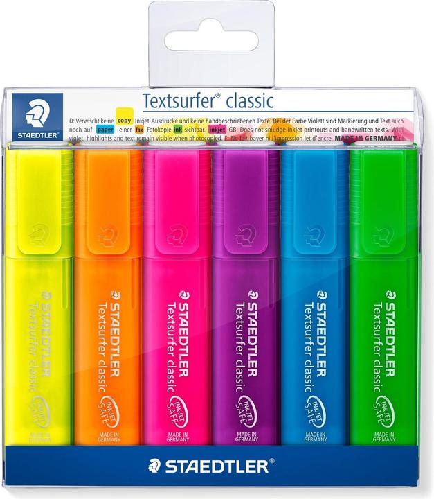 Produktbild Staedtler Textmarker Textsurfer clas 6St Etui (6x)