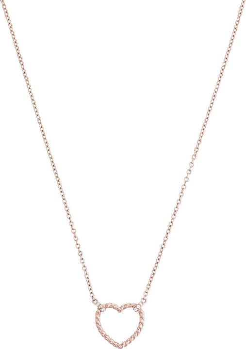 Image du produit Amor Halsschmuck für Damen, 925 Sterling Silber, Zirkonia synth. | Herz (Argent sterling 925, 42 cm)