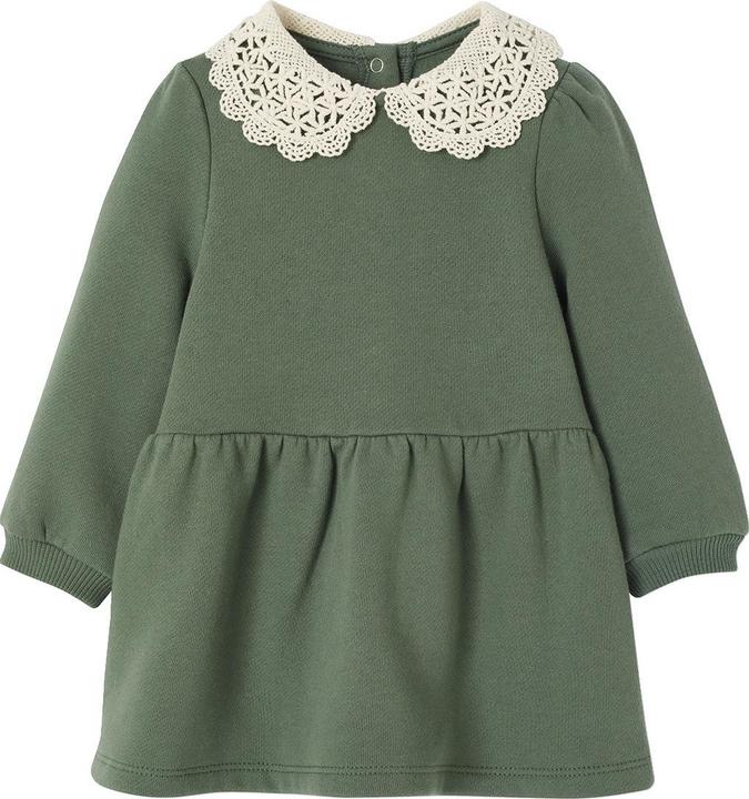 Immagine prodotto Vertbaudet Mädchen Baby Sweatkleid mit Häkelkragen (98)