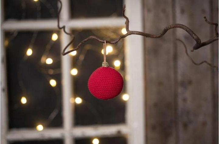 Produktbild Creativ Company Bastelset Weihnachtskugeln Häkeln