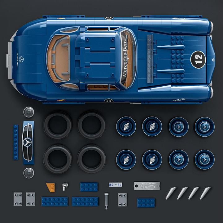 Produktbild Mattel Brick Shop Premium Series Mercedes-Benz 300 SL