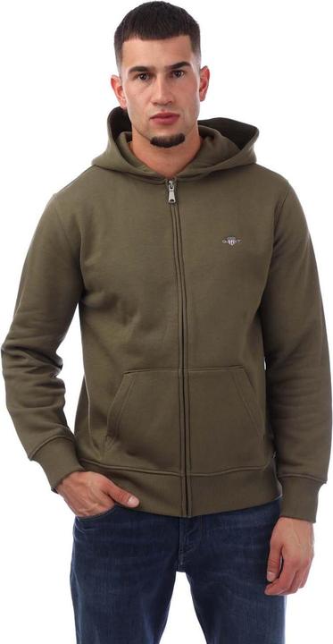 Immagine prodotto GANT Felpa con Cappuccio e Zip Intera Logo Scudo Uomo (S)