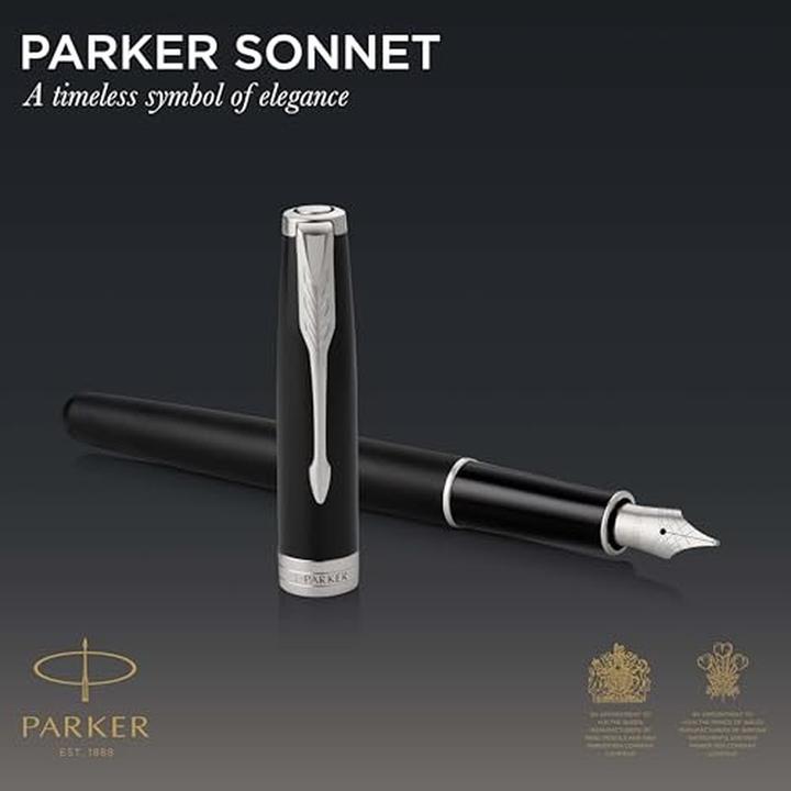 Produktbild Parker Pen Sonnet (Silber-Schwarz, 1 x)