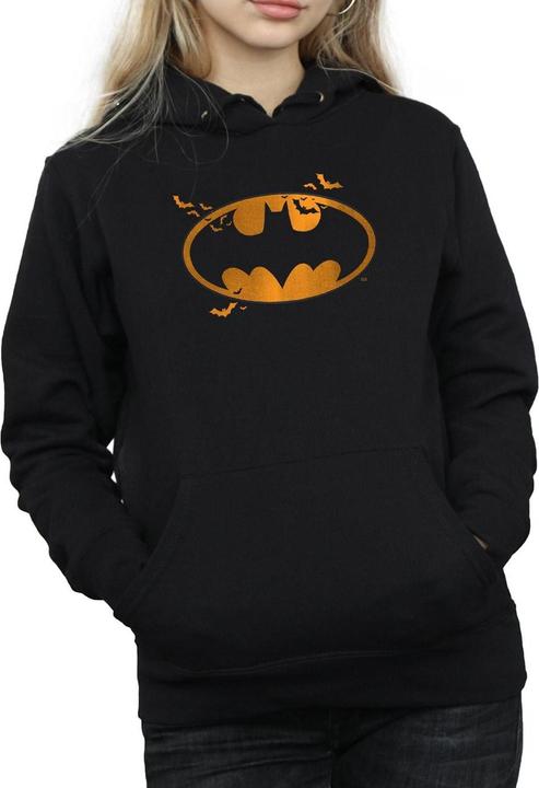 Image du produit - Sweat à capuche BATMAN HALLOWEEN LOGO - Femme (M)