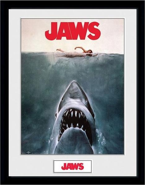 Produktbild GB Eye Jaws Lo Squalo Framed Print : Key Art (30.5 x 40.5 cm)
